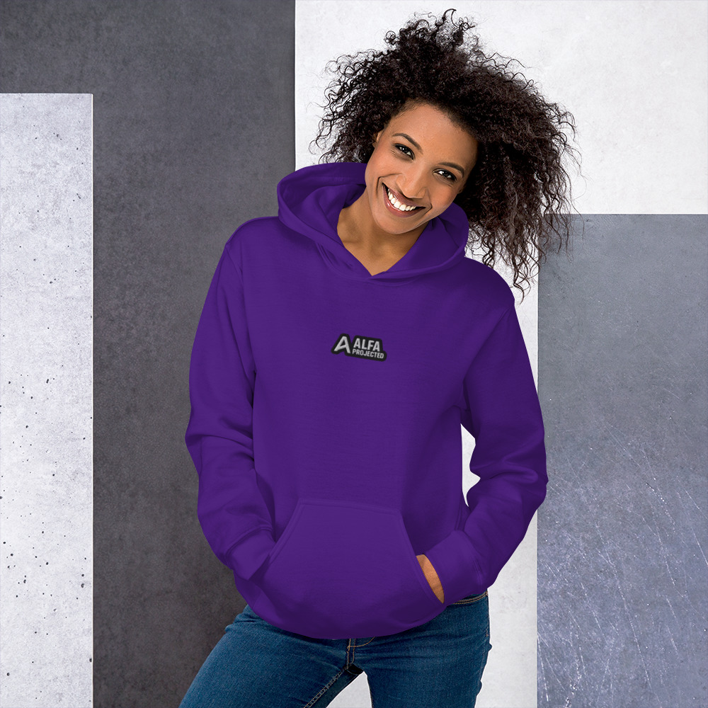 Hoodie Purple - Alfa Projected - Imagen 2
